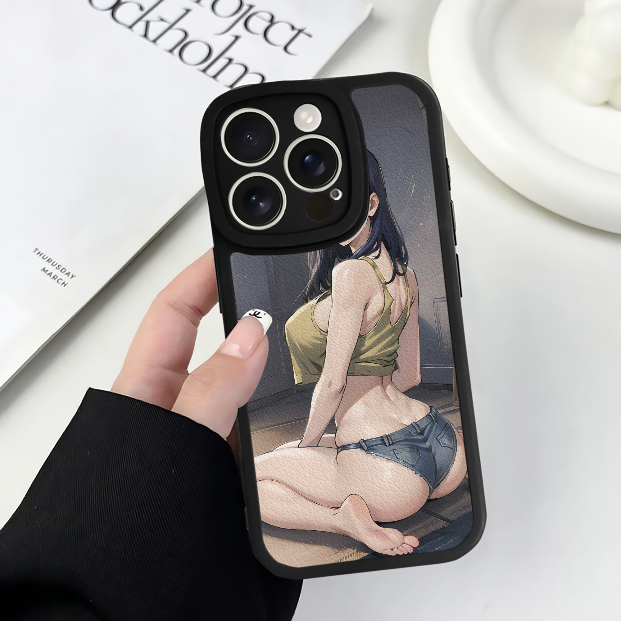 （画像用） EVA 新世紀エヴァンゲリオン 【iPhone 16シリーズ対応】シリコンスマホケース（レザー調） 材質：シリコン